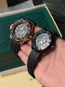 Rolex Yatch Master Watch (silicone straps)